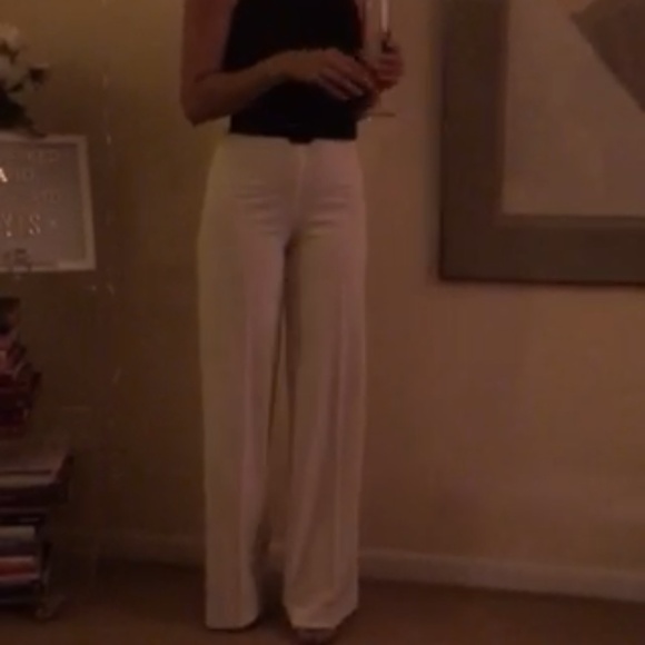 ASOS white trouser pants Size 2 - Picture 4 of 5